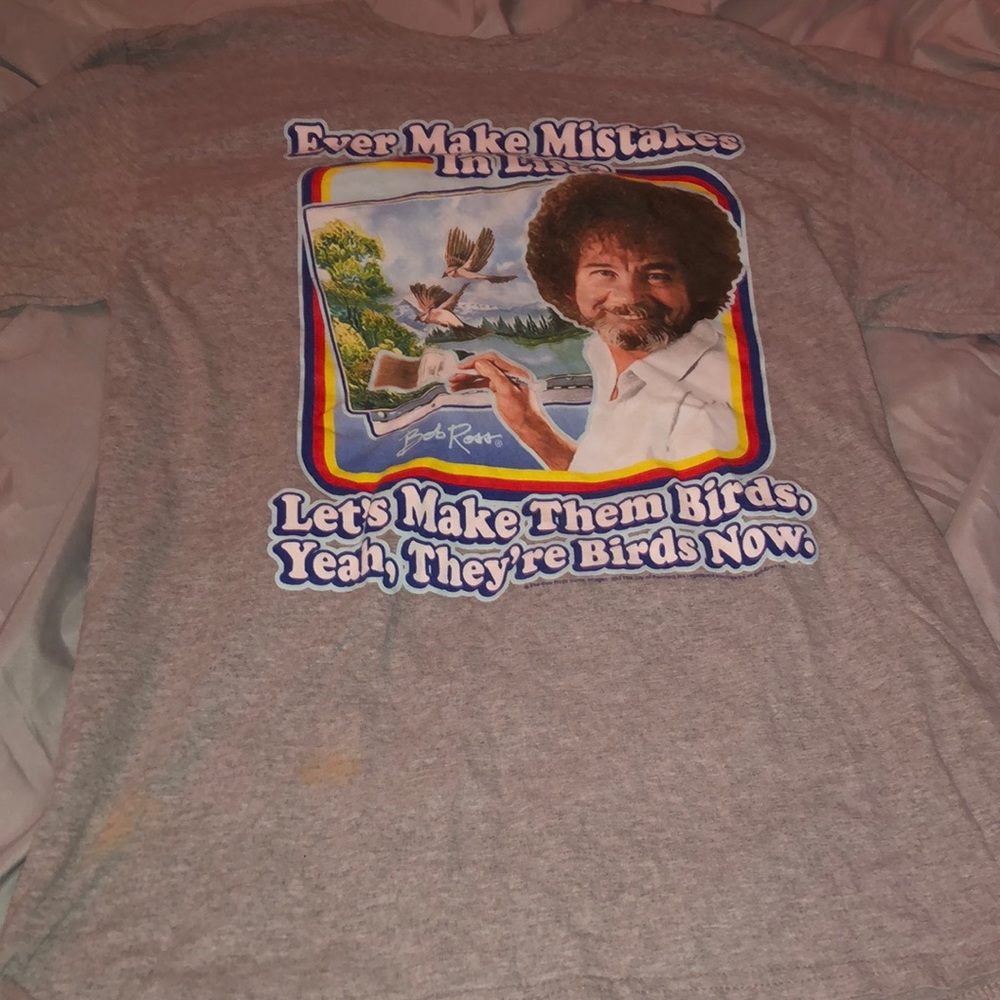 Bob Ross M good condition 2 flaws